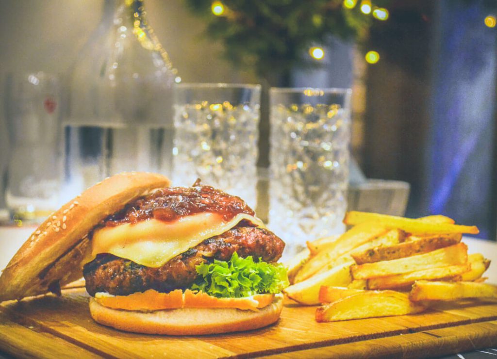 All you need is love. But a little chocolate now and then doesn\'t hurt burger sandwich