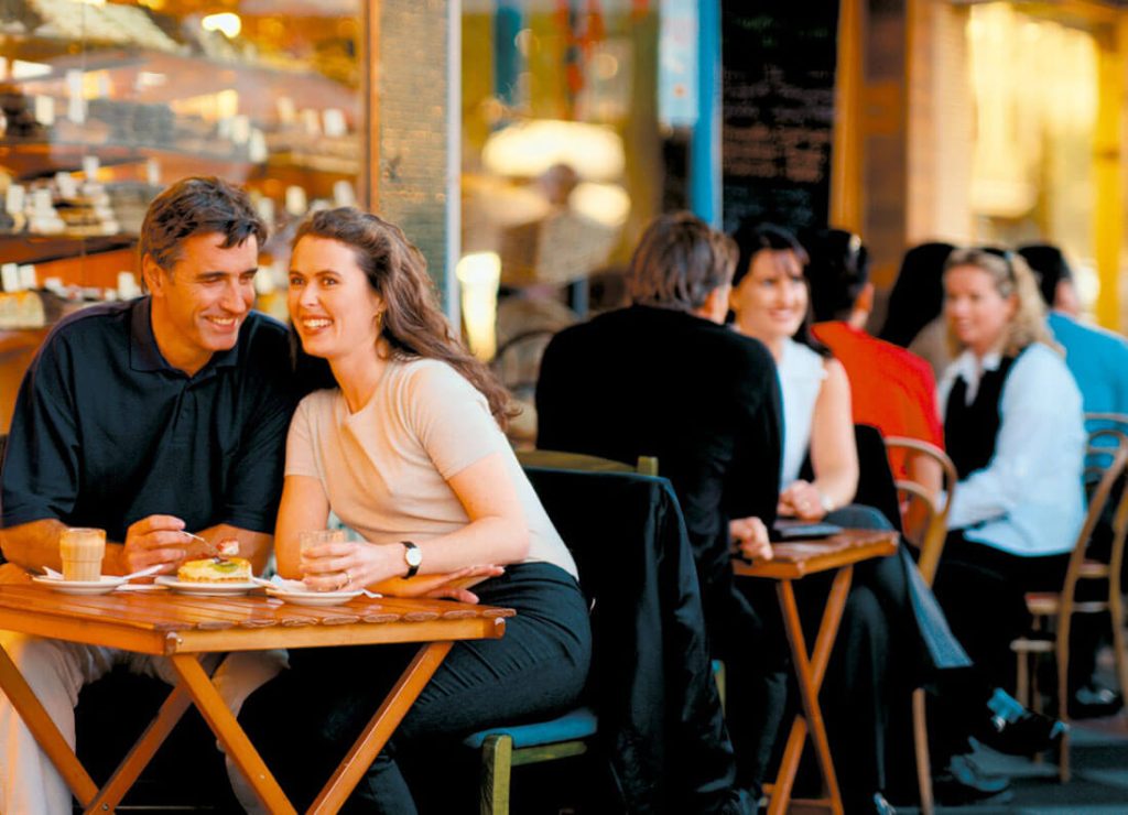 food restaurant couple