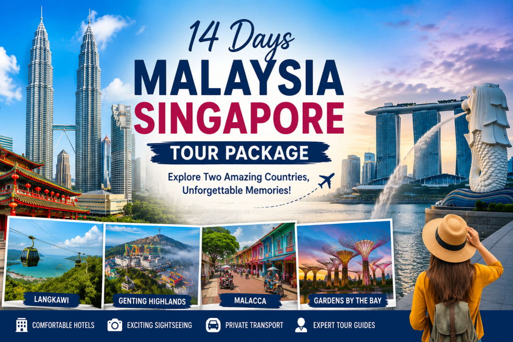 14 days malaysia singapore tour package – explore southeast asia in 2 weeks