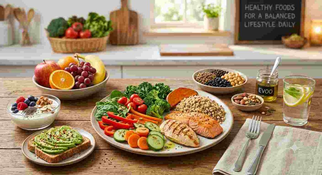 healthy food lifestyle compressed